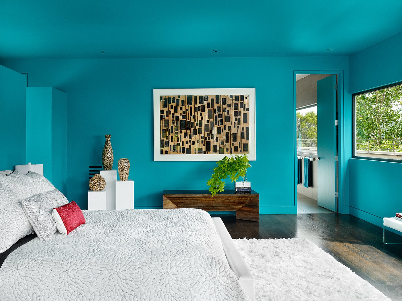 Teal Bedroom Project - Paint Life